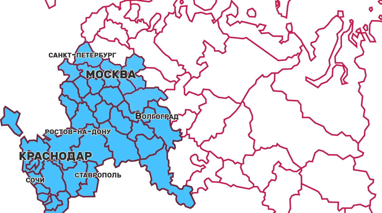 Карта в Павловском Посаде